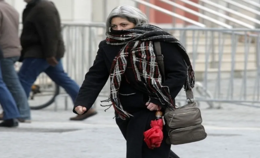 κρύο θερμοκρασία γυναίκα