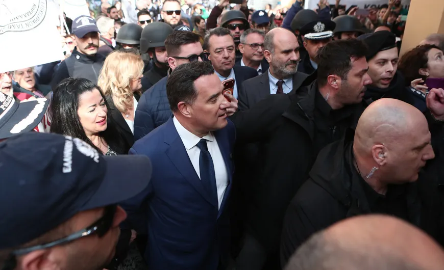 Ο Άδωνις Γεωργιάδης στο Γενικό Κρατικό Νίκαιας