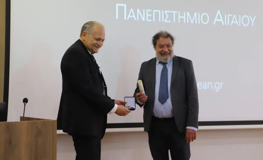 Εγκαίνια νέου κτιριακού συγκροτήματος του Πανεπιστημίου Αιγαίου στη Μυτιλήνη και απονομή Χρυσού Μεταλλίου 