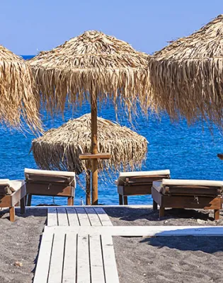 ξαπλωστρες beach bar