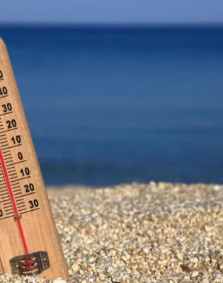 ζεστη θερμομετρο