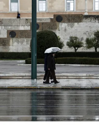 κακοκαιρία βροχή
