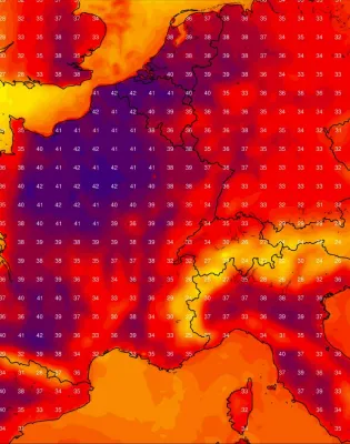καυσωνας ευρωπη