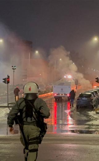 Θεσσαλονίκη, ΑΠΘ, επεισόδια, ΜΑΤ