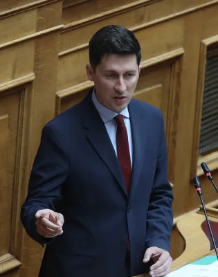 Ο κυβερνητικός εκπρόσωπος του ΠΑΣΟΚ Παύλος Χρηστίδης