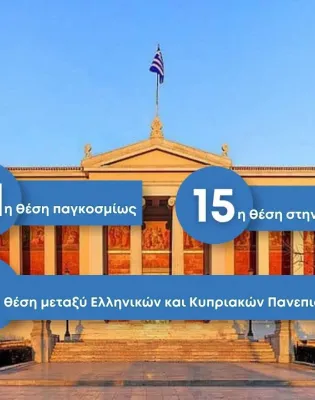 ΕΚΠΑ σε διεθνή κατάταξη πανεπιστημίων