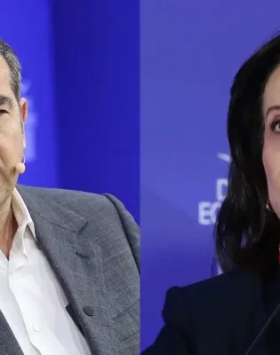 Αλέξης Τσίπρας και Άννα Διαμαντοπούλου