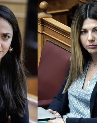 Σοφία Ζαχαράκη και Δόμνα Μιχαηλίδου