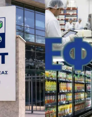 Λογότυπο ΕΦΕΤ για ανάκληση προιόντος και σούπερ μάρκετ