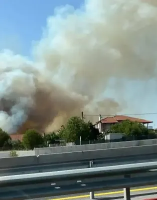 Φωτιά τώρα στην Πυλαία Θεσσαλονίκης