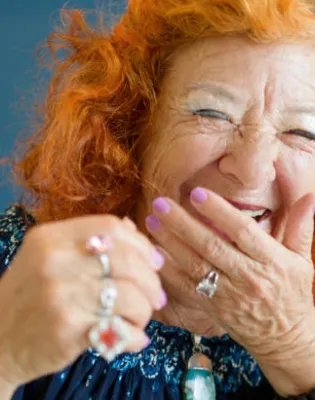 laughing woman