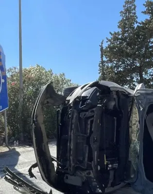 Τροχαίο με αυτοκίνητο στο ΙΤΕ στην Κρήτη