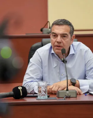 Ο Πρόεδρος της ΕΛΑΣ Αλέξης Τσίπρας