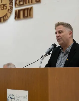 Ο πρόεδρος της ΟΙΕΛΕ Γιώργος Χριστόπουλος