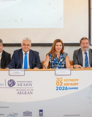 Η υπουργός Παιδείας Σοφία Ζαχαράκη στην 112η Σύνοδο Πρυτάνεων