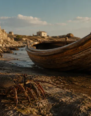 το καράβι στη θάλασσα