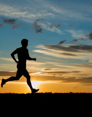 running