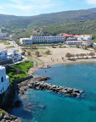 Πανοραμική φωτογραφία της Κύθνου