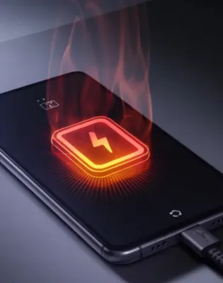 phone burning