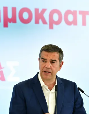 Ο πρόεδρος της ΕΛΑΣ Αλέξης Τσίπρας