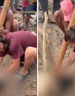 Άνδρες κλέβουν κοσμήματα από νεκρή γυναίκα στις πλημμύρες του Νεπάλ