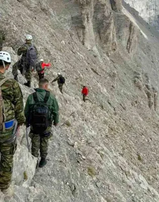 Ορειβάτες στον Όλυμπο