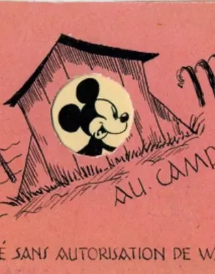 Εξώφυλλο του κόμικ «Mickey au Camp de Gurs»