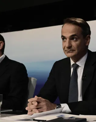 Κυριάκος Μητσοτάκης και Αλέξης Τσίπρας