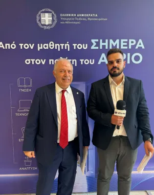 Τι δήλωσε αποκλειστικά στο alfavita για το Εθνικό Απολυτήριο ο πρόεδρος της Επιτροπής Εθνικού Διαλόγου, Μιχάλης Σφακιανάκης