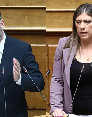 Νίκος Ανδρουλάκης και Ζωή Κωνσταντοπούλου