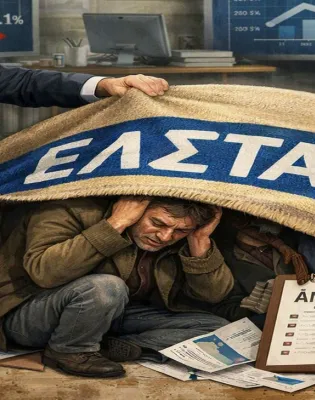 Γραφιστικό με την ΕΛΣΤΑΤ και τα ποσοστά ανεργίας