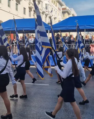 Μαθητική παρέλαση στη Θεσσαλονίκη