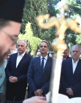 Ο Κυριάκος Μητσοτάκης στον Δημόκριτο