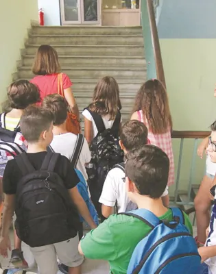 Σχόλασμα μαθητών σε Δημοτικό Σχολείο