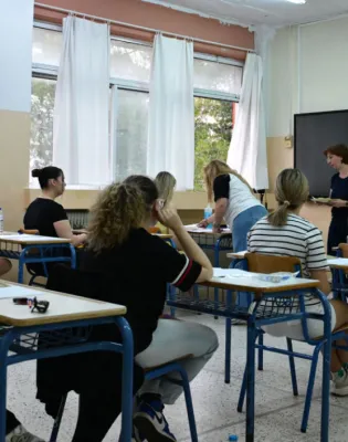 Μάθημα σε τάξη