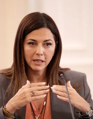 Η υπουργός Παιδείας Σοφία Ζαχαράκη