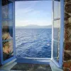 παραθυρο ανοιχτο στη θαλασσα