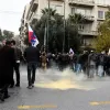 Καταστολή στην πορεία των εκπαιδευτικών