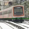 Χιόνια στις γραμμές του ηλεκτρικού