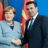 Ζόραν Ζάεφ και Άγκελα Μέρκελ