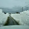 Χιόνι στη Σαμοθράκη