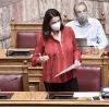 Νίκη Κεραμέως στη Βουλή