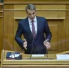 Ο Κυριάκος Μητσοτάκης στη Βουλή