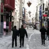 Ερμού, χιόνια, κόσμος, αγορά, πάγος