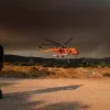 καναντέρ, πυροσβεστικό, ελικόπτερο, άνθρωπος, φωτιά, πυρκαγιά