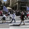 Μαθητική παρέλαση στο κέντρο της Αθήνας