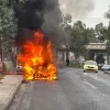 Φωτιά σε αυτοκίνητο στη Συγγρού