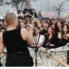 μαθητές συγκέντρωση