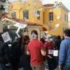 Παρέμβαση Ρουβίκωνα στο σπίτι του Καραμανλή