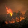Φωτιά στην Κάρυστο